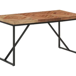 Eettafel 140x70x76 cm massief acaciahout en mangohout Eettafel 140x70x76 cm massief acaciahout en mangohout