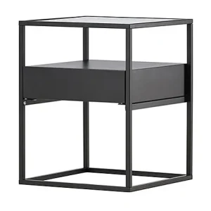 Fortaleza hoektafel 1 lade, 1 plank zwart.