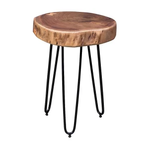 massief houten acacia bijzettafel BAGLI 35 x 35 cm massief houten acacia bijzettafel BAGLI 35 x 35 cm