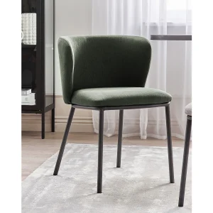 Set van 2 eetkamerstoelen MINA Donkergroen Set van 2 eetkamerstoelen MINA Donkergroen