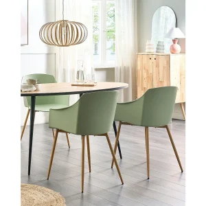 Set van 2 eetkamerstoelen FONDA II Lichtgroen