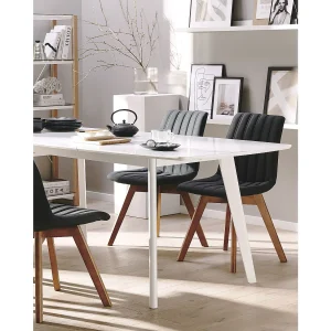 Set van 2 eetkamerstoelen CALGARY Zwart Set van 2 eetkamerstoelen CALGARY Zwart