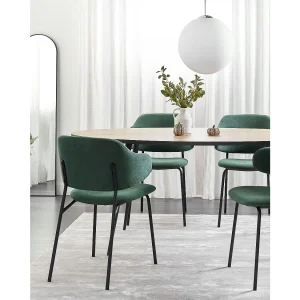 Set van 2 eetkamerstoelen KENAI Donkergroen Set van 2 eetkamerstoelen KENAI Donkergroen