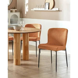 Set van 2 eetkamerstoelen ADA Oranje Set van 2 eetkamerstoelen ADA Oranje