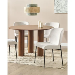Set van 2 eetkamerstoelen ADA Gebroken wit Set van 2 eetkamerstoelen ADA Gebroken wit