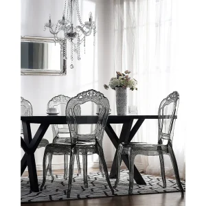 Set van 2 eetkamerstoelen VERMONT Zwart Set van 2 eetkamerstoelen VERMONT Zwart