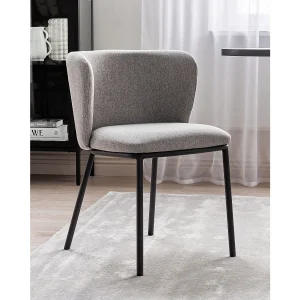 Set van 2 eetkamerstoelen MINA Grijs Set van 2 eetkamerstoelen MINA Grijs