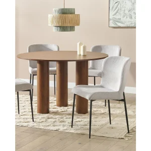 Set van 2 eetkamerstoelen ADA Lichtgrijs Set van 2 eetkamerstoelen ADA Lichtgrijs