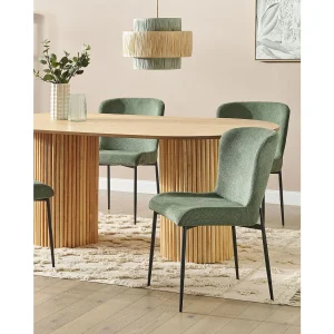 Set van 2 eetkamerstoelen ADA Donkergroen Set van 2 eetkamerstoelen ADA Donkergroen