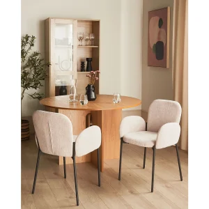 Set van 2 eetkamerstoelen ALBEE Beige Set van 2 eetkamerstoelen ALBEE Beige