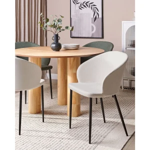 Set van 2 eetkamerstoelen MASON Lichtbeige