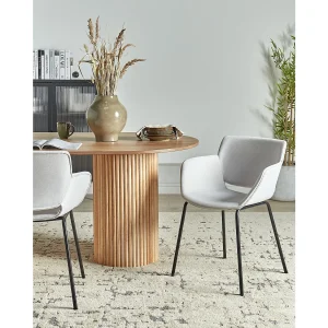 Set van 2 eetkamerstoelen AXTEL Lichtgrijs Set van 2 eetkamerstoelen AXTEL Lichtgrijs