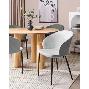 Set van 2 eetkamerstoelen MASON Lichtgrijs
