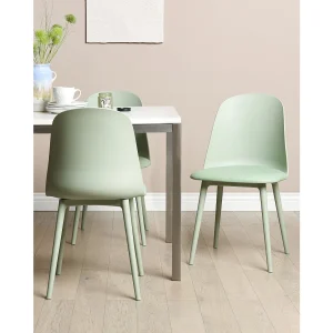 Set van 2 eetkamerstoelen FOMBY Lichtgroen