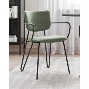 Set van 2 eetkamerstoelen ELKO Donkergroen Set van 2 eetkamerstoelen ELKO Donkergroen