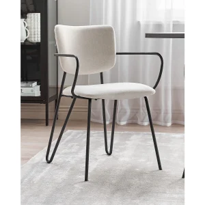 Set van 2 eetkamerstoelen ELKO Crème Set van 2 eetkamerstoelen ELKO Crème