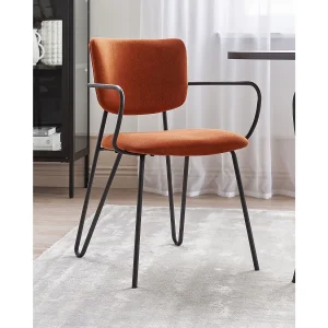 Set van 2 eetkamerstoelen ELKO Oranje Set van 2 eetkamerstoelen ELKO Oranje