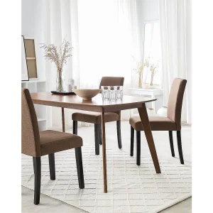Set van 2 eetkamerstoelen BROADWAY Bruin Set van 2 eetkamerstoelen BROADWAY Bruin