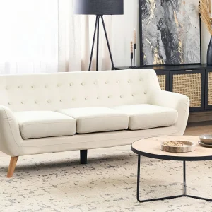 Bank MOTALA Stof Lichtbeige 3-zitter