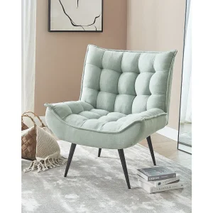 Fauteuil ALVESTA Stof Mintgroen Fauteuil ALVESTA Stof Mintgroen