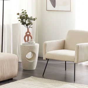 Fauteuil NARKEN Corduroy Crème Fauteuil NARKEN Corduroy Crème
