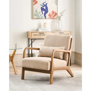 Fauteuil SKOVDE Stof Beige Fauteuil SKOVDE Stof Beige