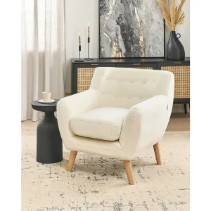 Fauteuil MOTALA Stof Lichtbeige Fauteuil MOTALA Stof Lichtbeige