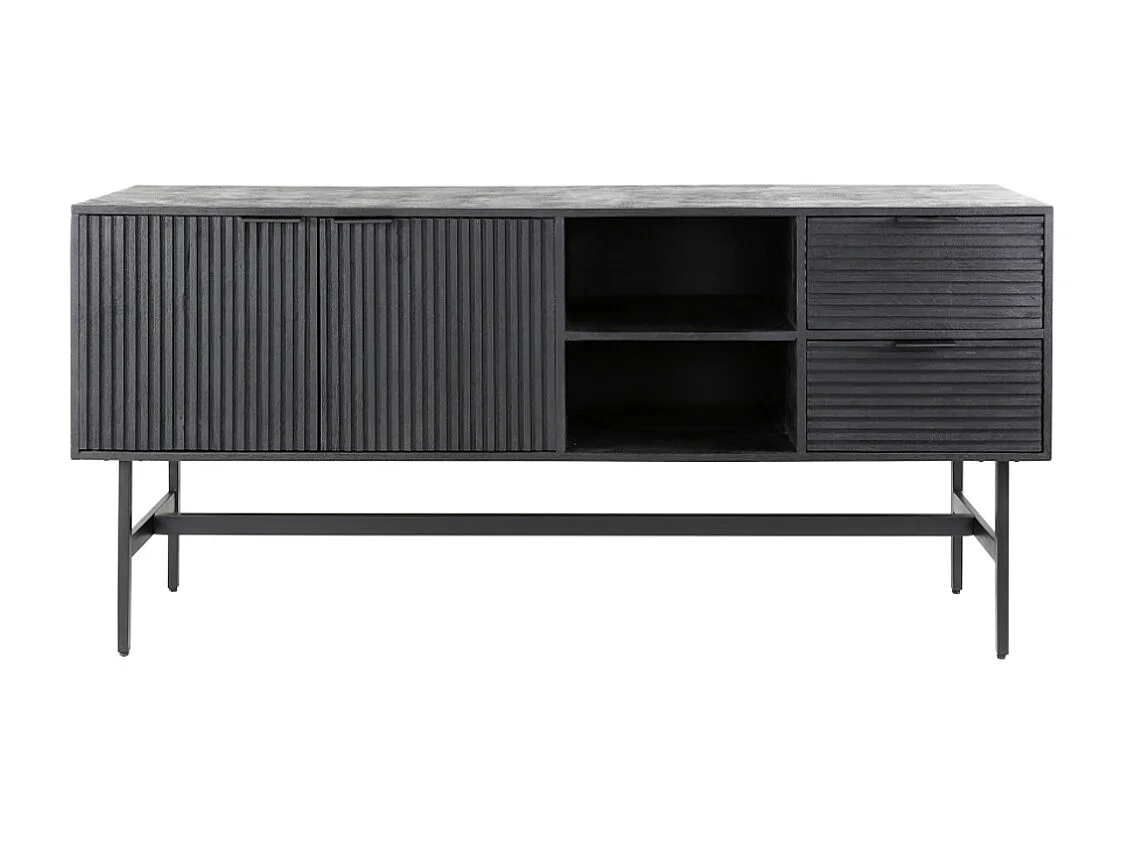 Dressoir - Zwart Hout - LORCA