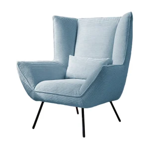 Relaxfauteuil – Lichtblauw Koord – IVA Relaxfauteuil – Lichtblauw Koord – IVA