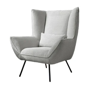 Relaxfauteuil – Lichtgrijs Koord – IVA Relaxfauteuil – Lichtgrijs Koord – IVA