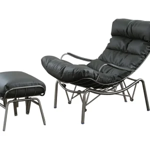 Relaxfauteuil – Grijs Leer – ROWA Relaxfauteuil – Grijs Leer – ROWA