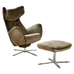 Draaibare fauteuil – Groen Fluweel – RANDY