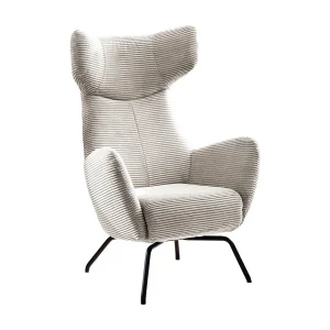 Oorfauteuil – Crème wit Koord – LOTTE Oorfauteuil – Crème wit Koord – LOTTE
