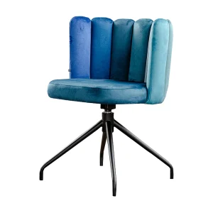 Eetkamerstoel – Blauw Fluweel – JADA Eetkamerstoel – Blauw Fluweel – JADA