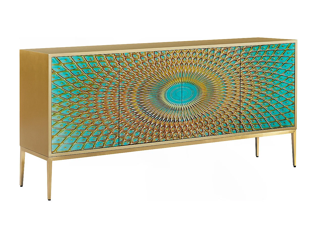 Dressoir - Groen Hout - LAGO