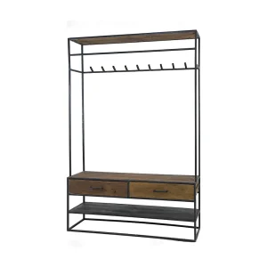 Garderobe – Zwart Metaal – TENBY Garderobe – Zwart Metaal – TENBY