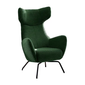 Oorfauteuil – Smaragdgroen Koord – LOTTE Oorfauteuil – Smaragdgroen Koord – LOTTE
