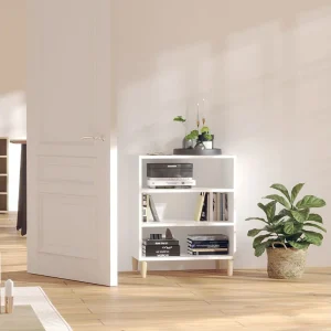 Dressoir 57x35x70 cm bewerkt hout wit Dressoir 57x35x70 cm bewerkt hout wit