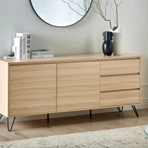 Dressoir met 2 deuren CARDIGAN Lichtbruin Dressoir met 2 deuren CARDIGAN Lichtbruin