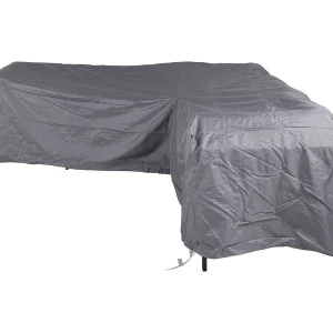 Furnco hoes voor tuinmeubelen L-vormig 203x203x80x86cm grijs. Furnco hoes voor tuinmeubelen L-vormig 203x203x80x86cm grijs.