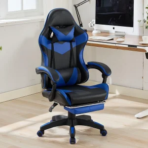 Gamingstoel met Verstelbare Lendenmassage & Rennsport-Design – Ergonomisch Comfort voor Kantoor en Gaming Gamingstoel met Verstelbare Lendenmassage & Rennsport-Design – Ergonomisch Comfort voor Kantoor en Gaming