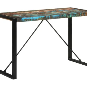 Eettafel 120x55x76 cm massief gerecycled hout Eettafel 120x55x76 cm massief gerecycled hout