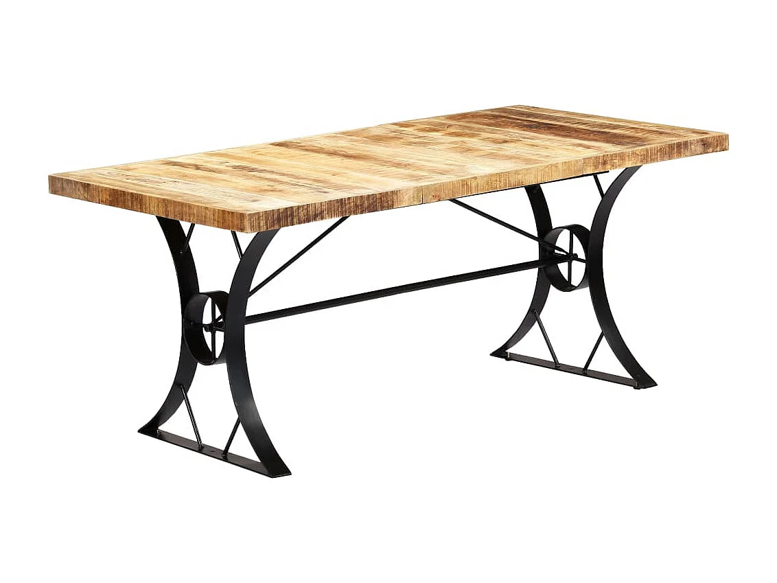 Eettafel 180x90x76 cm massief mangohout