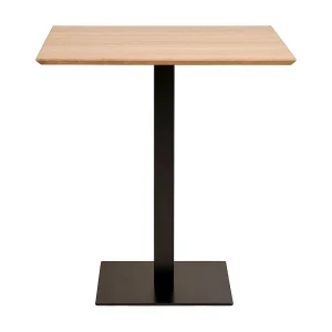 Saliou bartafel van wit en massief beukenhout-Kleur Beige Saliou bartafel van wit en massief beukenhout-Kleur Beige