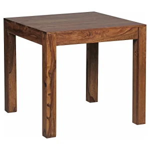 eettafel MUMBAI massief hout sheesham 80 cm