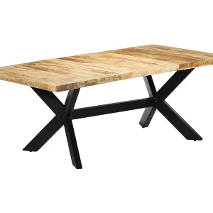Eettafel 200x100x75 cm massief mangohout Eettafel 200x100x75 cm massief mangohout