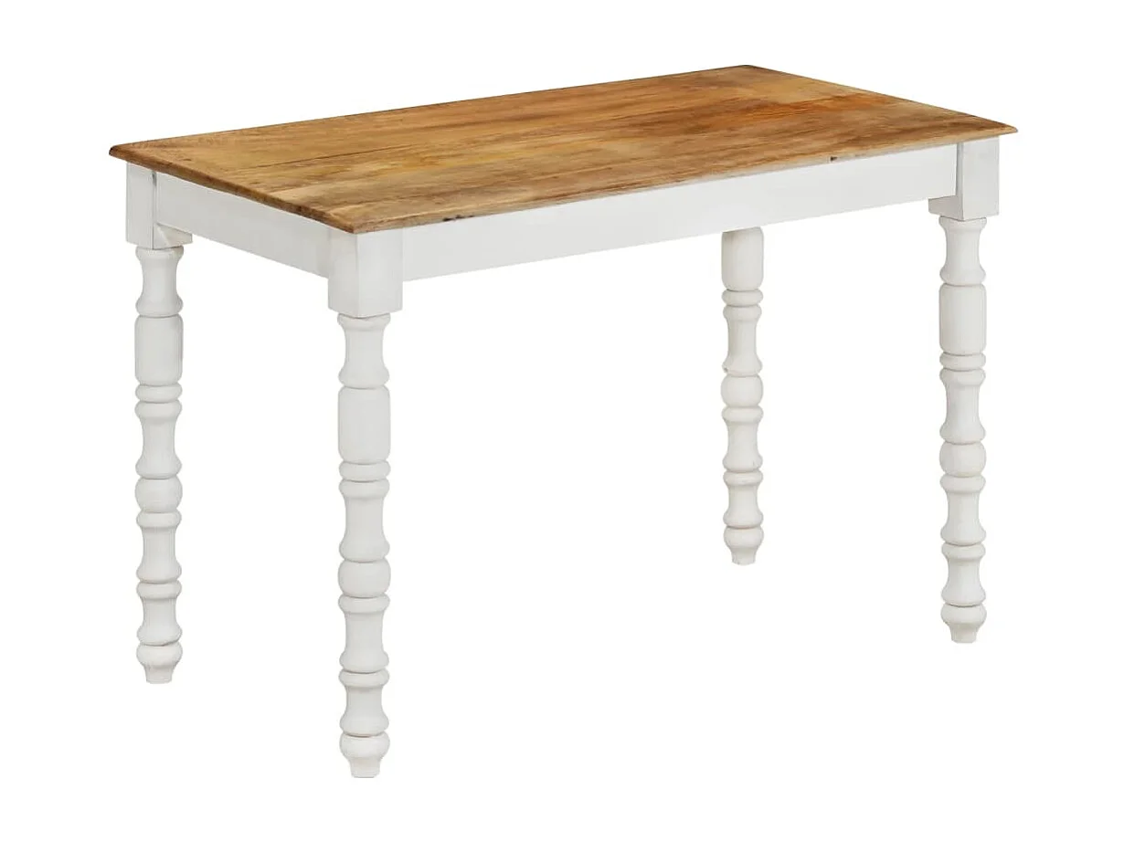 Eettafel 110x60x76 cm massief mangohout