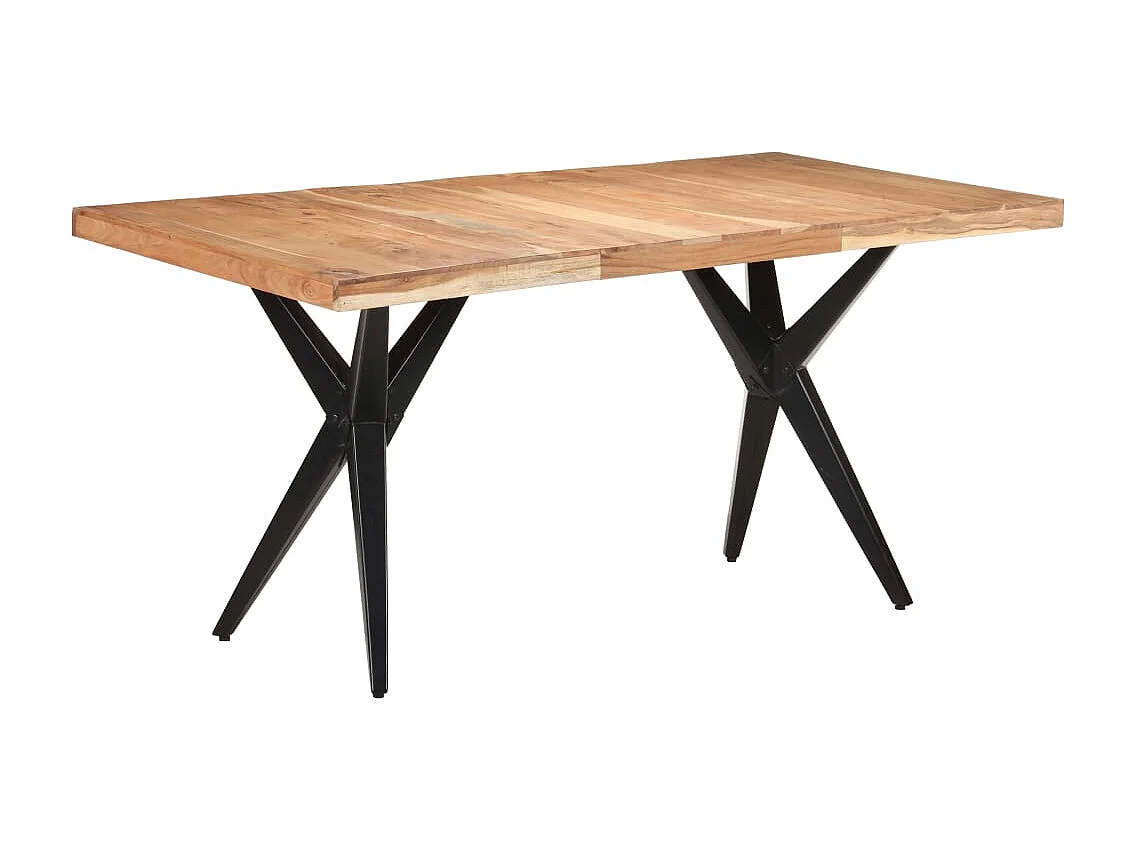 Eettafel 160x80x76 cm massief acaciahout