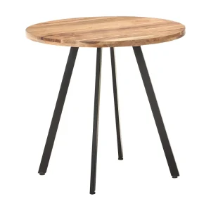 Eettafel 80 cm massief acaciahout Eettafel 80 cm massief acaciahout