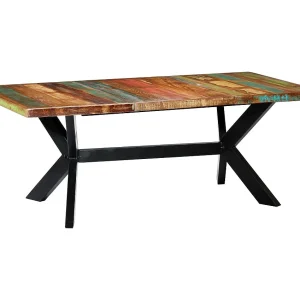 Eettafel 200x100x75 cm massief gerecycled hout Eettafel 200x100x75 cm massief gerecycled hout